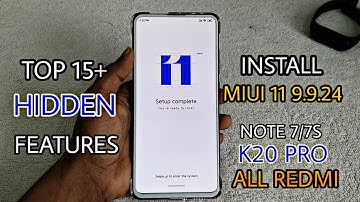 Redmi Note 7/7s miui 11 beta 9.9.24 Update Features & Installation Guide - All Redmi