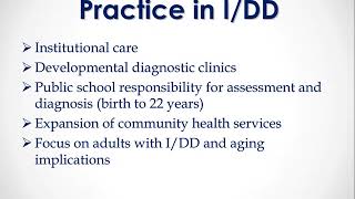 Introduction to IDD Nursing Module