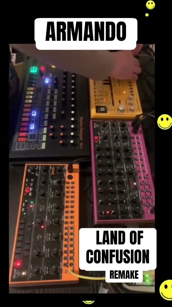 ARMANDO - LAND OF CONFUSION - cover version #acid #music #dawless