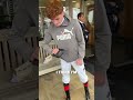 David Egan 🆚 Grip strength test #SkyBetEborFestival