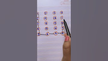 Drawing a checkered path with numbers 1 to 21#shorts#maths#drawing#line#quiz#viral#funny#games