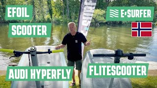 Flitescooter eller Audi HyperFly - sammenligning av eFoil scootere
