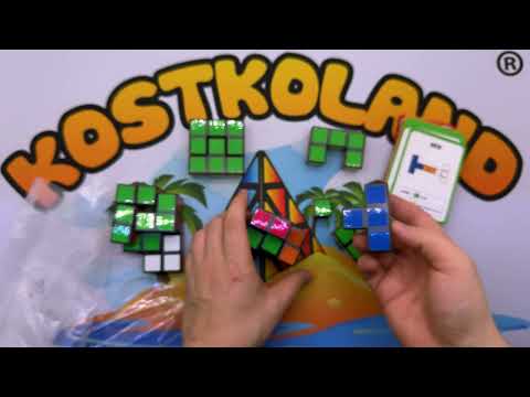 ZESTAW ORYGINALNA KOSTKA RUBIKA 3x3x3 DLA DZIECI UKŁADANKA RUBIK'S Cube 3x3