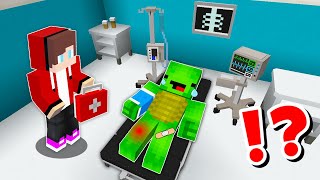 JJ save Mikey in ROBLOX Hospital CHALLENGE in Minecraft / Maizen animation