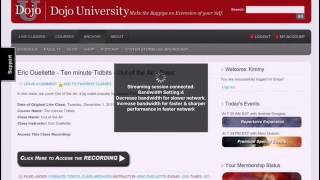 Using Dojo University On Your Tablet or Mobile Device 2.0