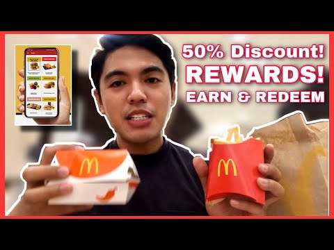 MCDONALDS APP | GET 50% DISCOUNT, CLAIM & REDEEM POINTS AND OTHER PROMOS 2021 | Rhed Manalili