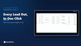 Export Leads to CSV: One Click From Chatbot to Sales List | BeyondChats