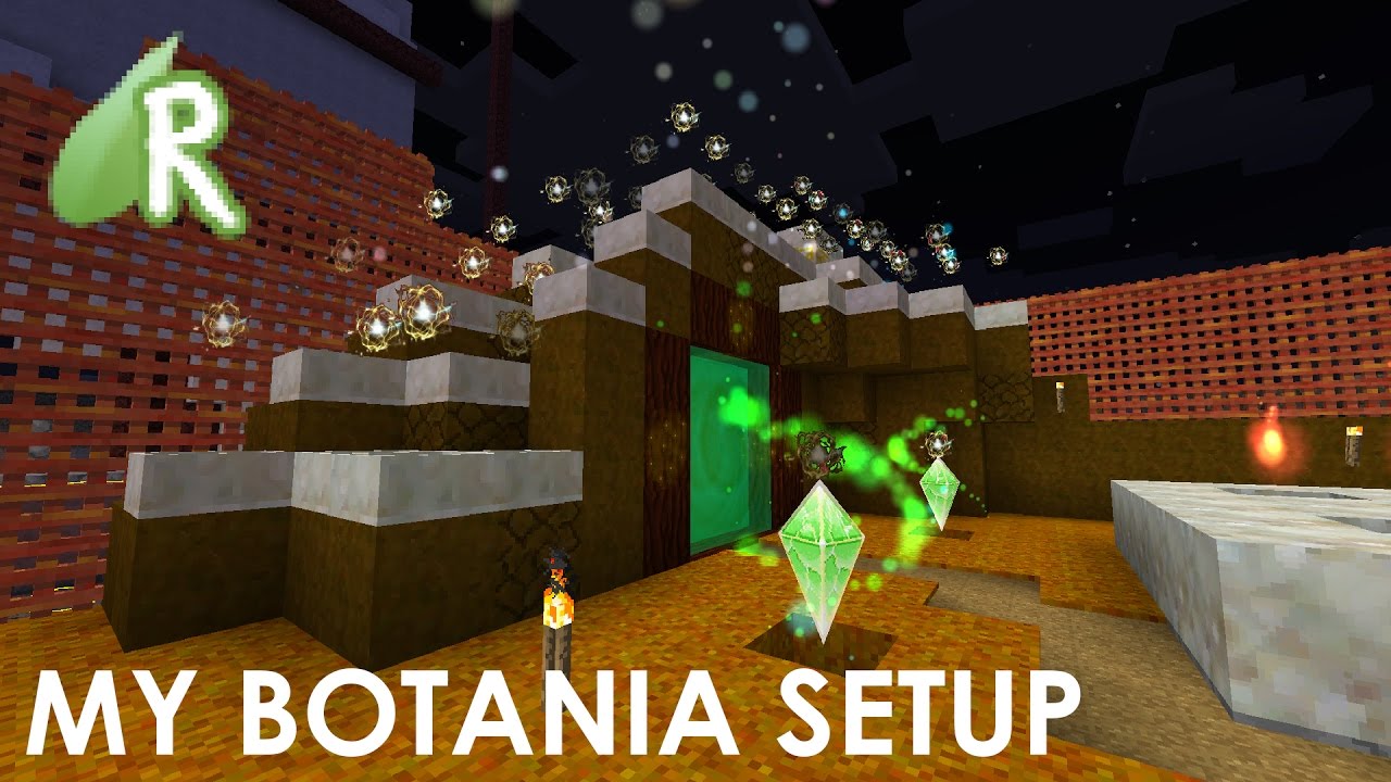 My Botania Setup in Regrowth YouTube