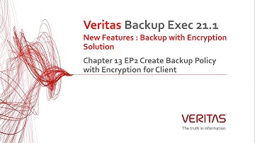 Chapter14 EP2 VBE 21.1 Create Backup Policy with Encryption for Client
