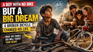 Datos A Boy With No Bike, But a Big Dream | An Emotional English Story Noticias