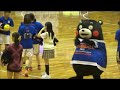 くまモンぬいぐるみを落としてはいけないハンドボール