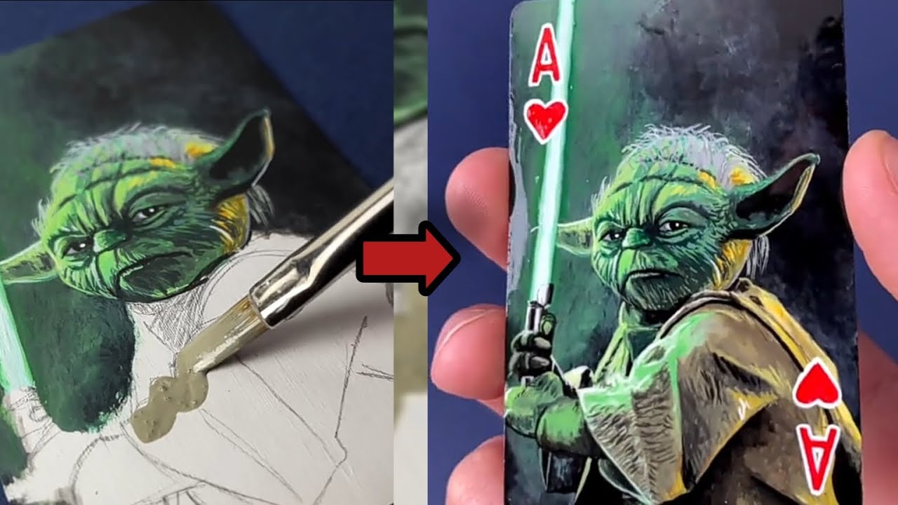 🔥Русию карту - Мастер Йода . Создаю новою карточную игру - Звёздные Войны / часть-1🔥