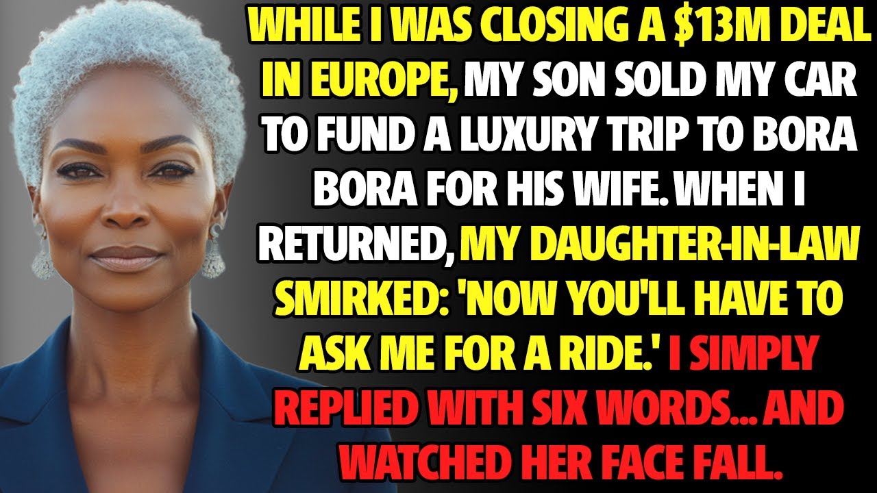 My son sold my husband’s last gift - then tried to steal my company! | family drama story