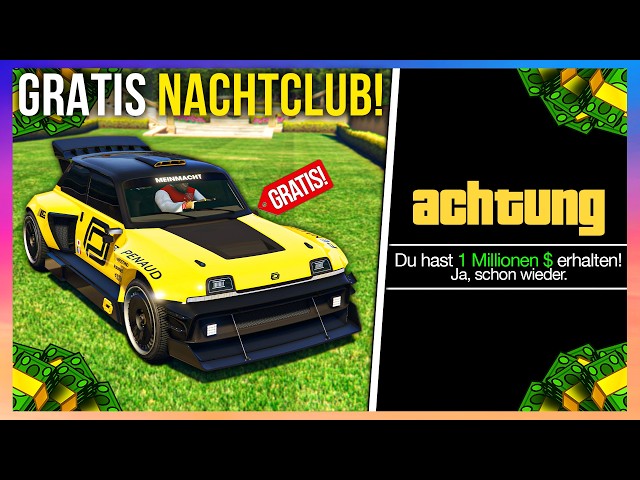 Neue Eventwoche in GTA! 1 Mio $ geschenkt, 3 gratis Auto & Gratis Business
