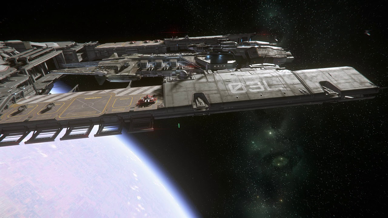 Star Citizen 3.9.1 Invictus Fleet Week Javelin capital ship in the