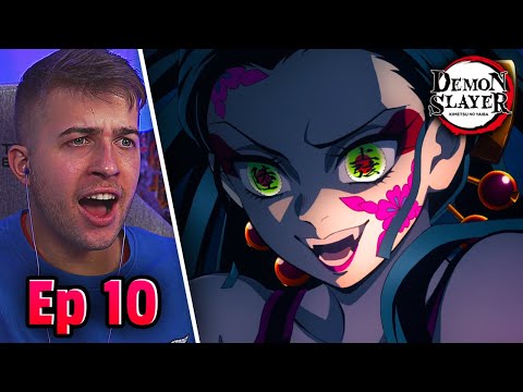 DAKI THE UPPER RANK DEMON!! Demon Slayer Season 2 Episode 10 REACTION + REVIEW! l Kimetsu no Yaiba