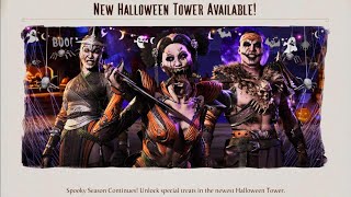 MK1 Halloween - Talking Rotating Tower Times, Datamine Skins, and Available Skins!