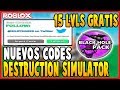 Code Destruction Simulator Roblox 2019