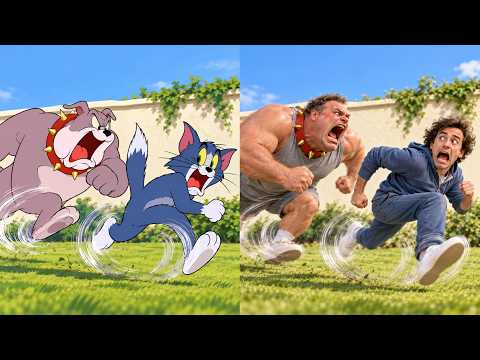 Tom and Jerry Characters in Real Life (Too Real!) Pt.2