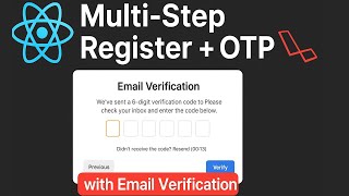 Multi Step Registration with Email OTP Verification | React + Laravel Full Tutorial