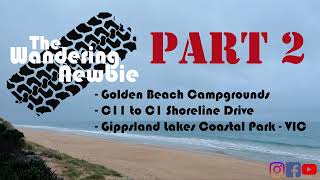 Golden Beach Campgrounds  C11 to C1  Shoreline Drive  Gippsland Lakes Coastal Park  Victoria