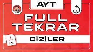 AYT FULL TEKRAR | DİZİLER | 2022 | PDF | #merthoca #fulltekrar