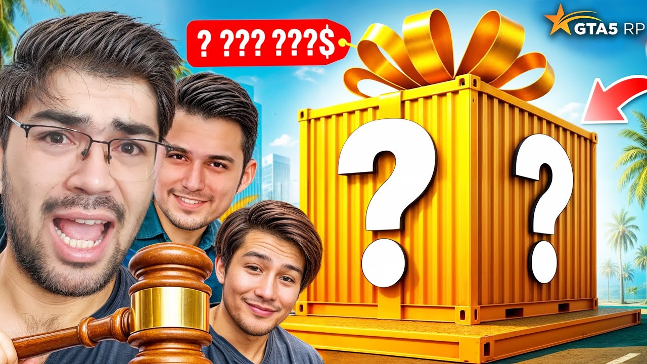 YANGI SHOU - KONTEYNER AUKSIONI! 10 TA KONTEYNER 10 TA MASHINA - 5.000.000$ - GTA 5 RP