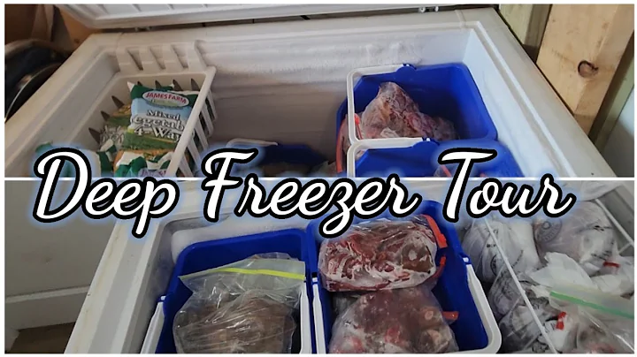 DEEP FREEZER TOUR|FREEZER ORGANIZATION|WHAT'S IN MY DEEP FREEZERS