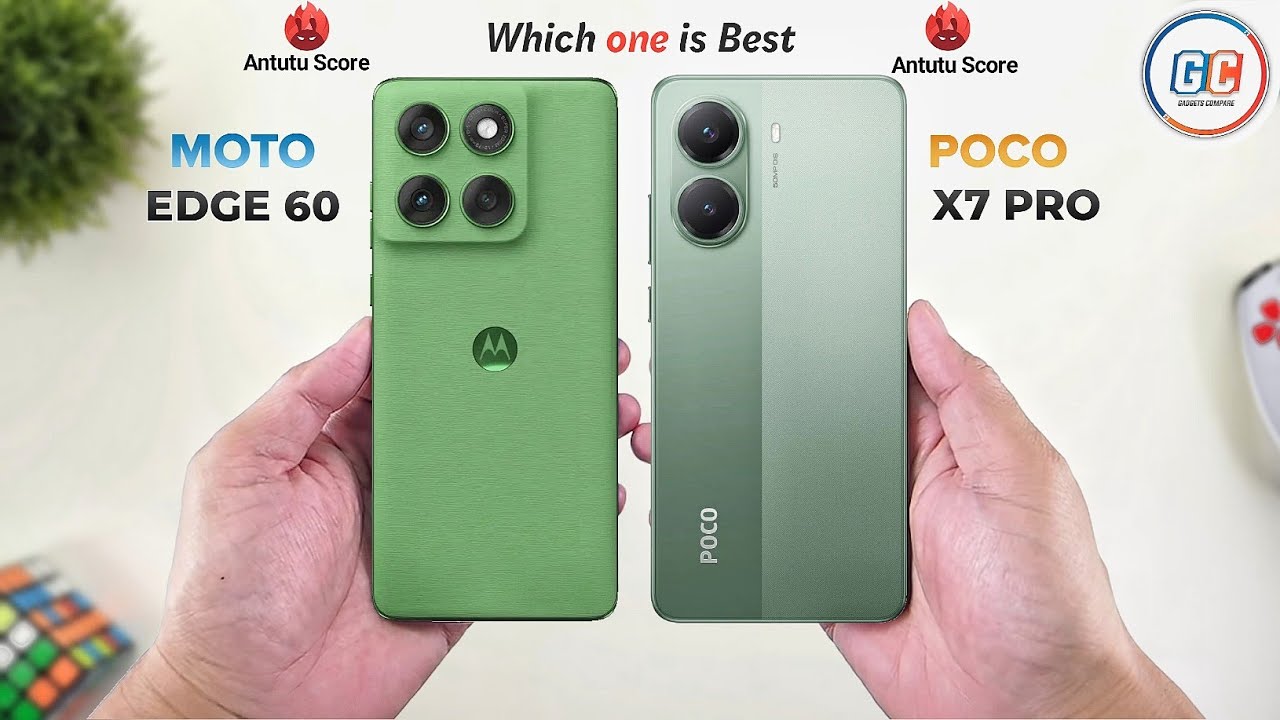 Motorola Edge 60 Vs Poco X7 Pro || Full Comparison ⚡ Which one is Best ...