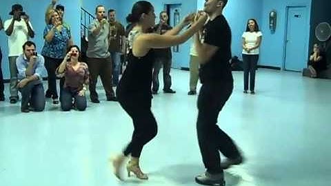 Nick Haspil & Denise Silva of Cache Studios on2 salsa demo