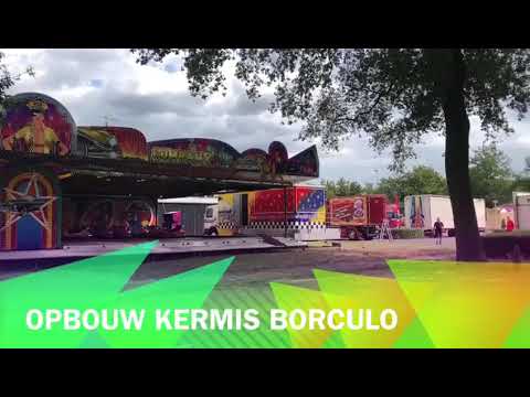 Opbouw kermis Borculo