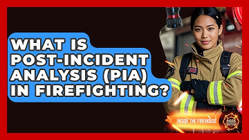 What Is Post-Incident Analysis (PIA) In Firefighting? - Inside the Firehouse