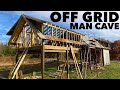 $2,000 HOUSE - ROUGH FRAMING - OFF GRID MAN CAVE  - EP. 16