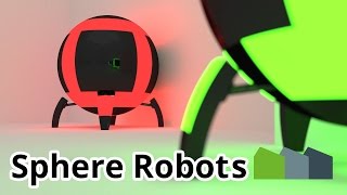 Sphere Robots 3D Visualisation