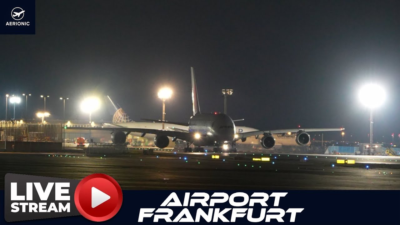 ✈️ LIVE 2K Frankfurt Airport (FRA) — Saturday Late Night: Low-Latency RWY 18 Departures| 29 Nov 2025