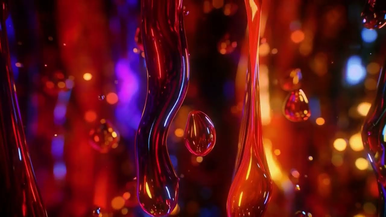 Liquid Honey Lava Lamp - Background Screensaver Wallpaper