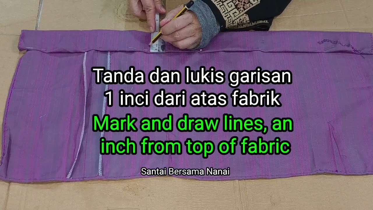 DIY beg pouch/kecil guna semula bahan dan fabrik (DIY pouch/small bag reusing materials and fabric)
