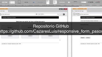 Formulario Responsivo en Pasos - Introducción - Video 1
