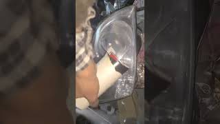 افضل طريقة تلميع انوار السيارات#كيا لوتشي يمين#اشترك-لايك-فعل الجرس#How to repair car headlight