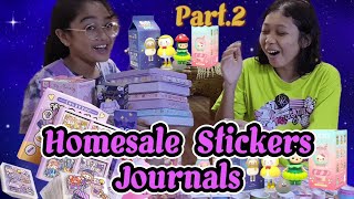 Lanjut Part 2 - Drama Homesale Stickers Journals, Mama Kehabisan Uang 😁 Shafeea Hanum