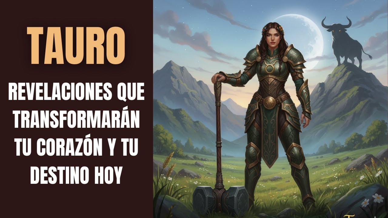 Tauro: Revelaciones que Transformarán tu Corazón y Tu Destino Hoy - YouTube