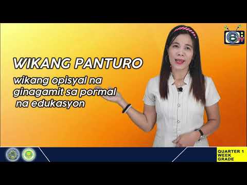 Video: Mga Palatandaang Pangwika Ng Opisyal Na Istilo Ng Negosyo