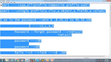 SAP Security Certification Course with Implementation Project:TOPIC:Profile Administration RZ10,RZ11
