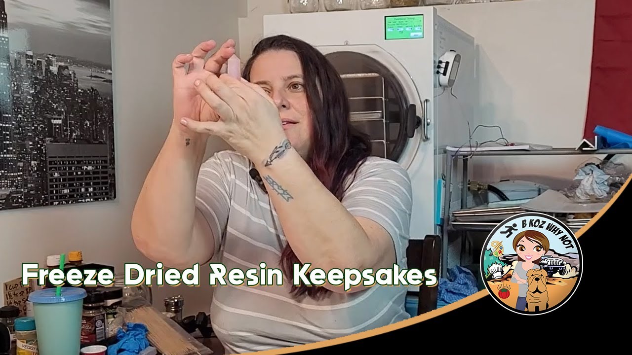 Freeze Dried Resin Keepsakes YouTube