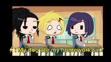 Students Excuses For Not Doing Their Homework (My Hero Academia)🍀Late San Patrick