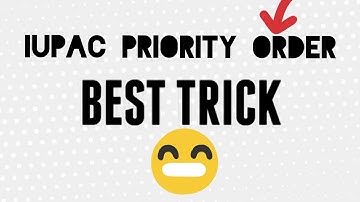 Best trick to remember priority order of all functional groups..(MUST WATCH)