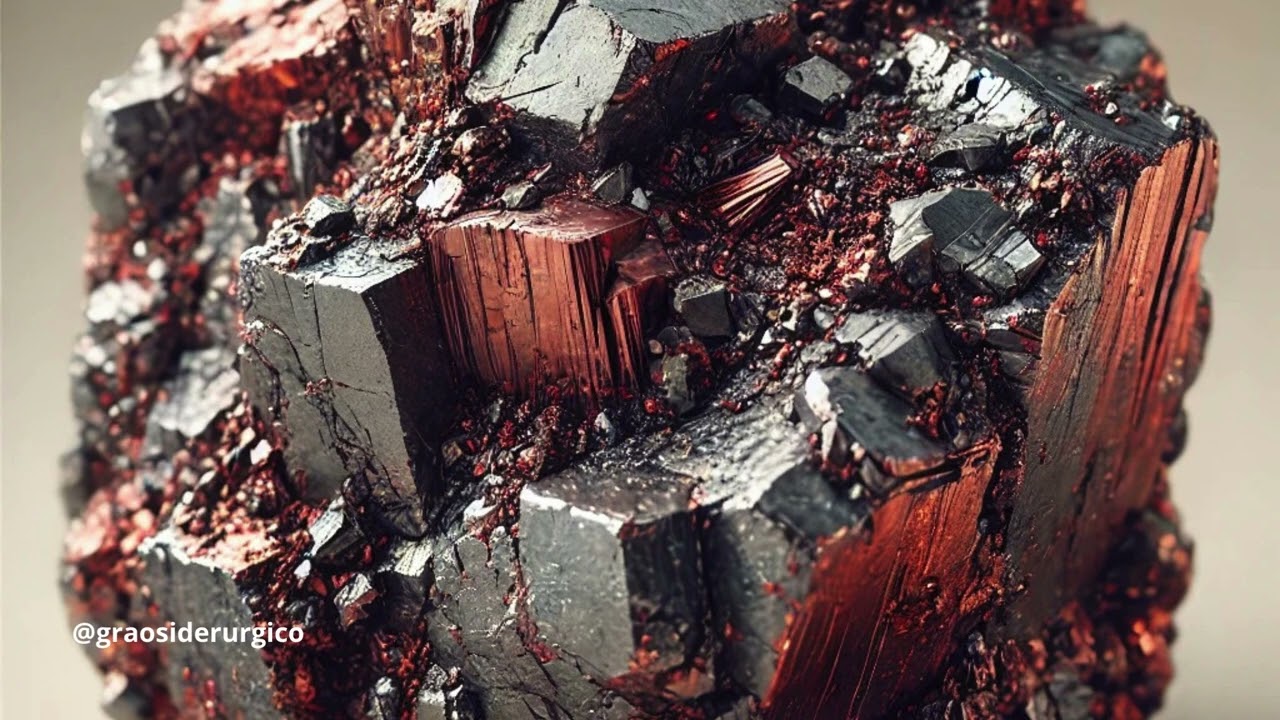 Definição de hematita (Fe₂O₃) na metalurgia