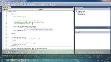 10 Visual Basic Creating and Calling Simple Overloaded Helper Methods