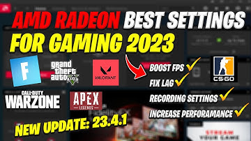 AMD Radeon Software New update 23.4.1 (2023 FOR Best Setting Gaming)