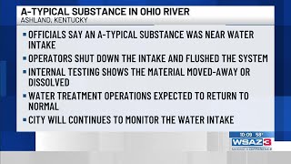 City of Ashland releases update after ‘substance’ detected in Ohio River
